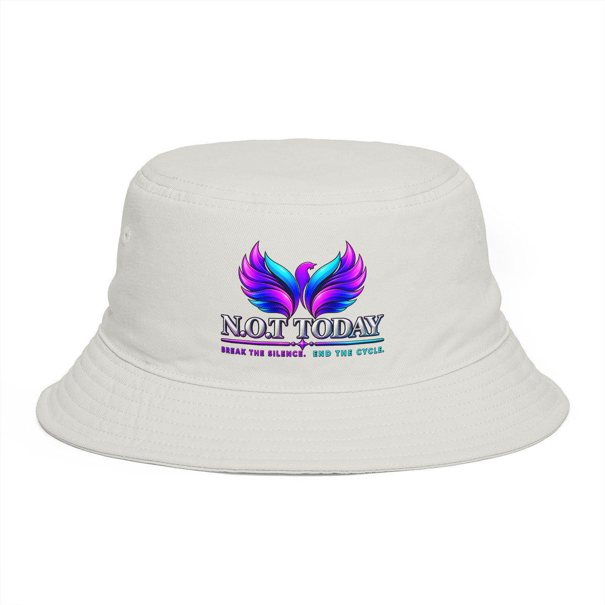 N.O.T TODAY Bucket Hat — Bold Phoenix Graphic Sun Hat