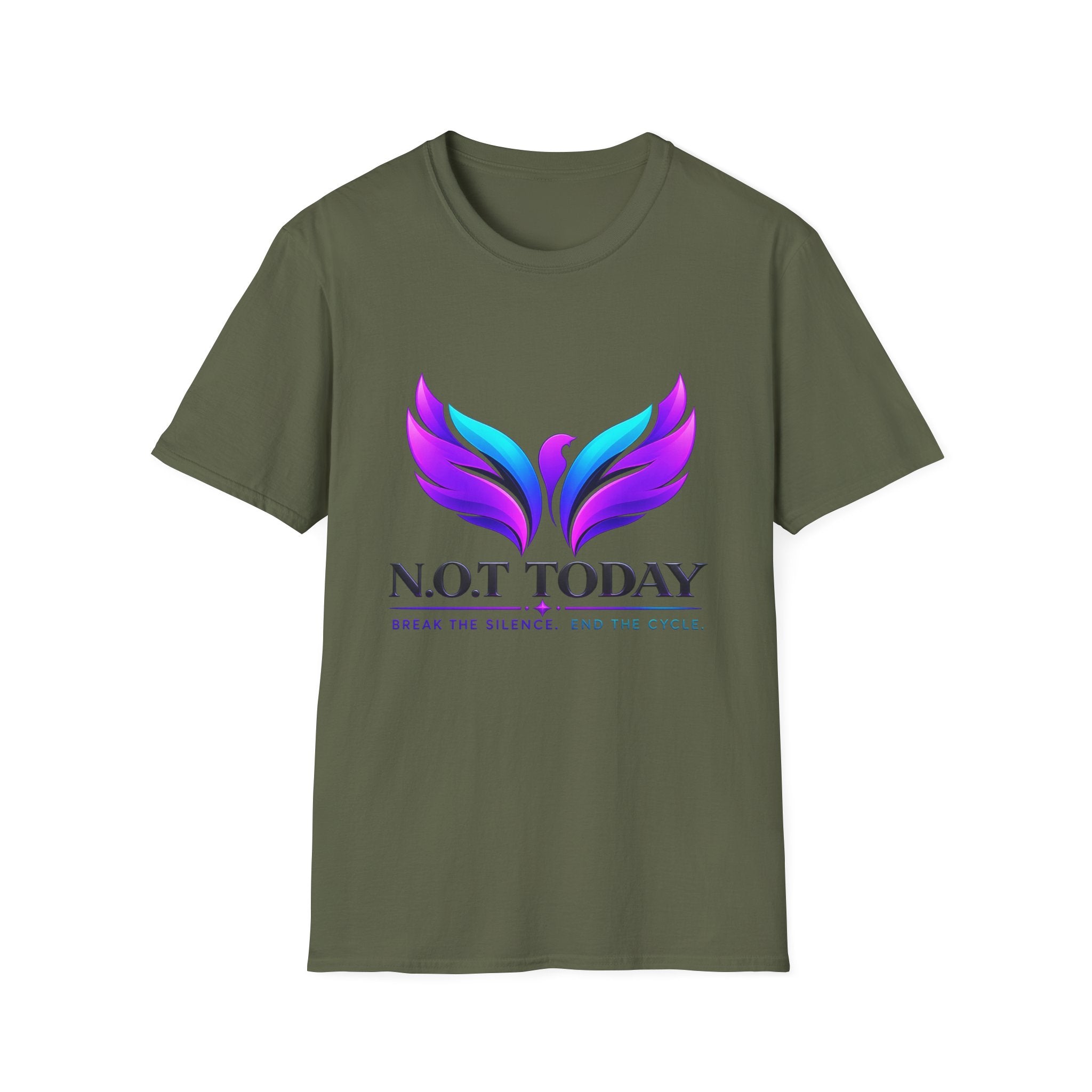 Phoenix Wings T-Shirt — "N.O.T Today" Inspirational Graphic Tee