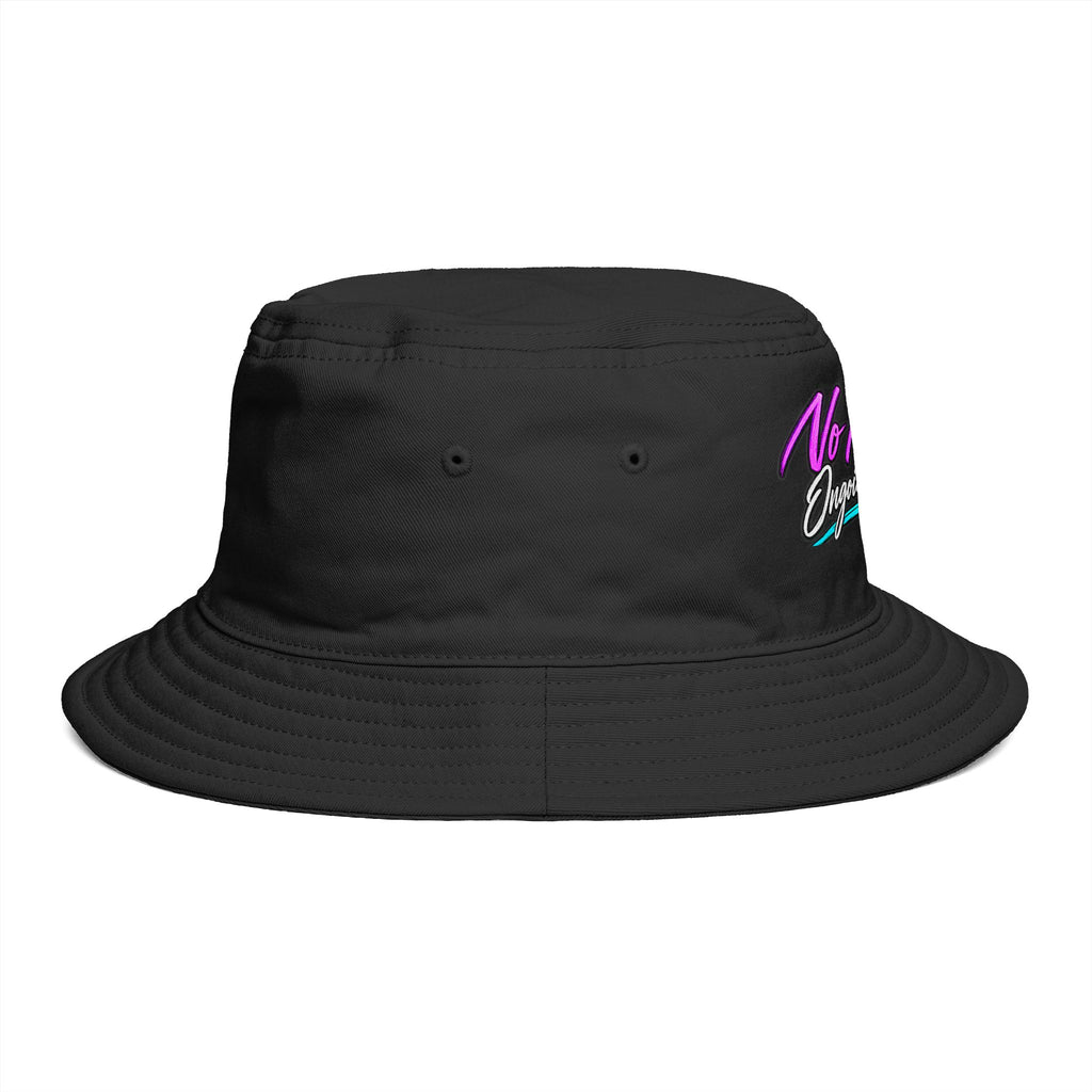 No More Ongoing Trauma Bucket Hat — Awareness Ribbon Mental Health Support