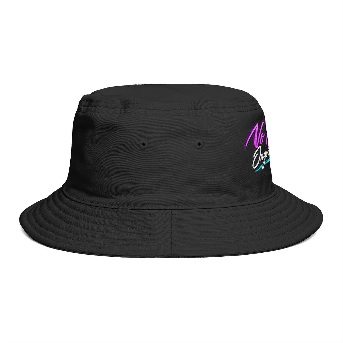 No More Ongoing Trauma Bucket Hat — Awareness Ribbon Mental Health Support