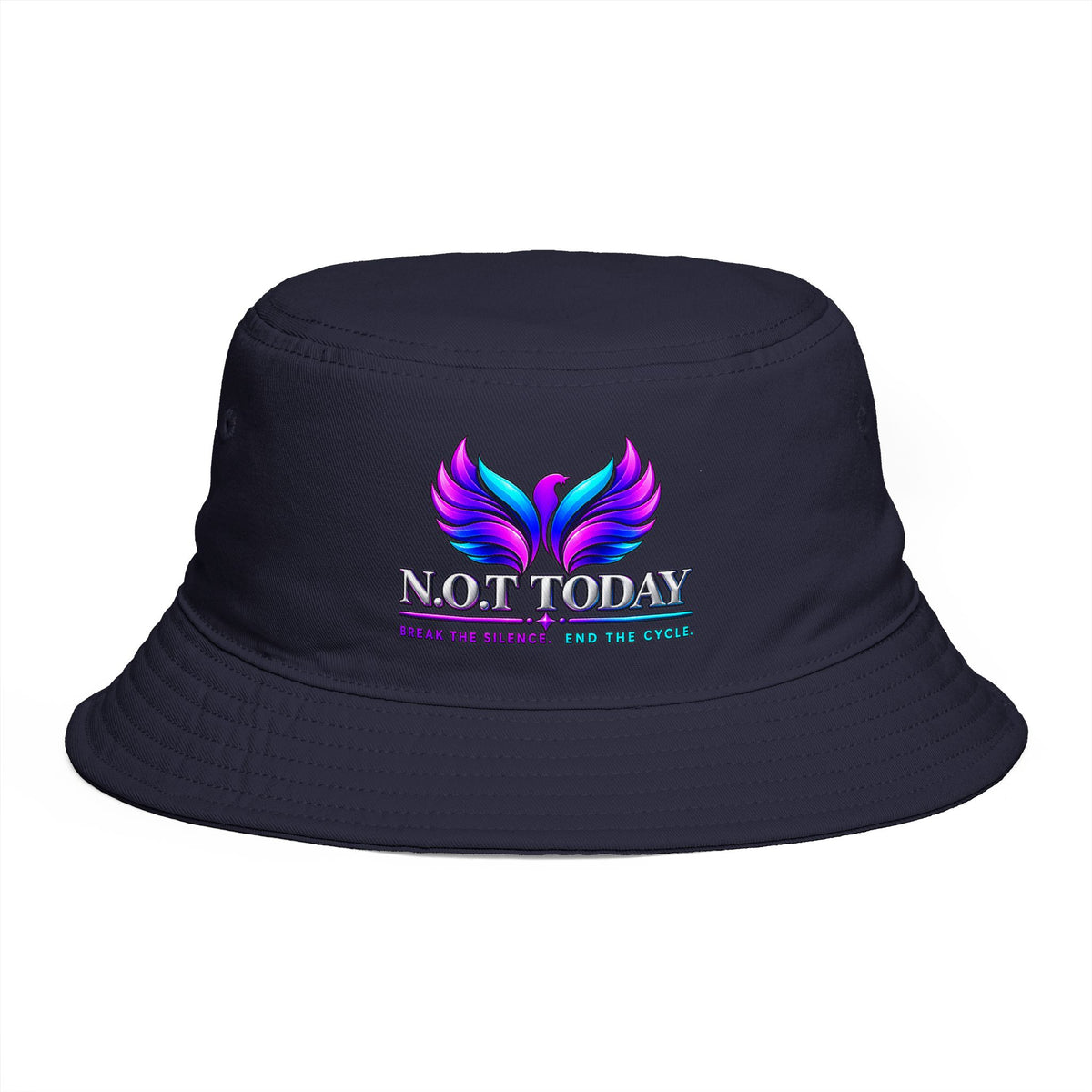 N.O.T TODAY Bucket Hat — Bold Phoenix Graphic Sun Hat