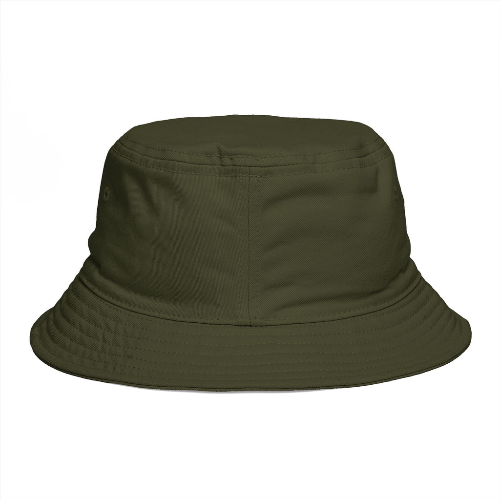 No More Ongoing Trauma Bucket Hat — Awareness Ribbon Mental Health Support