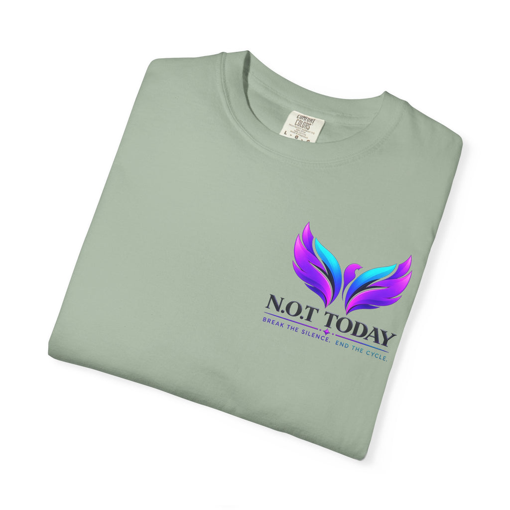 T-Shirt — "No More Ongoing Trauma" Purple Awareness Tee