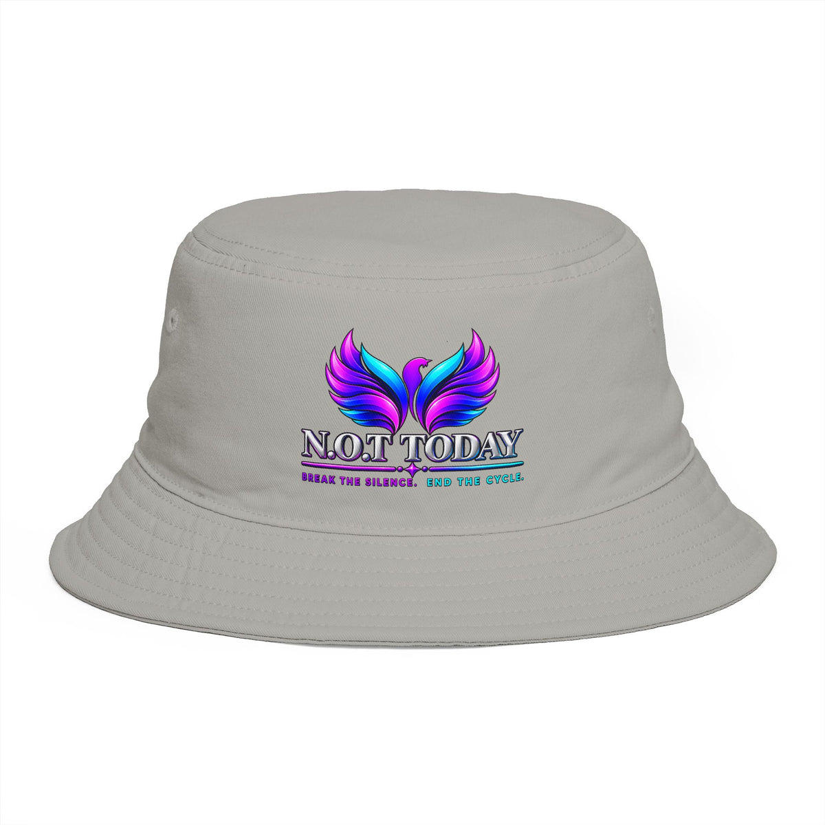N.O.T TODAY Bucket Hat — Bold Phoenix Graphic Sun Hat