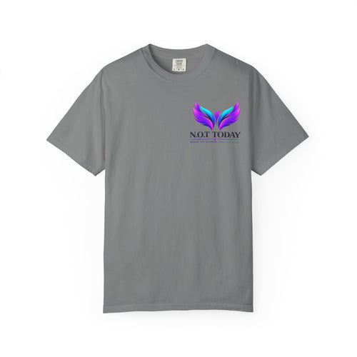 T-Shirt — "No More Ongoing Trauma" Purple Awareness Tee
