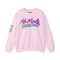 No More Ongoing Trauma Crewneck Sweatshirt — Mental Health Awareness Ribbon Design