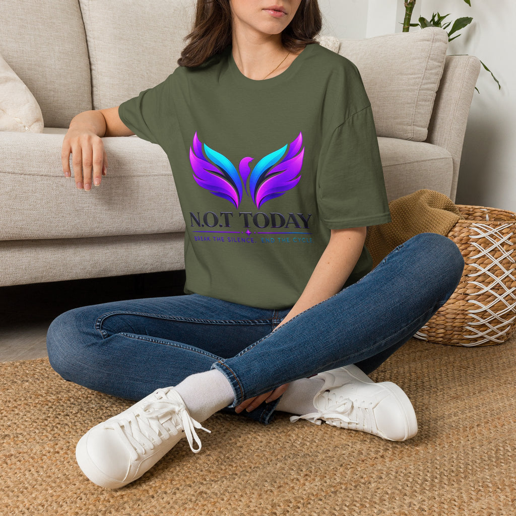 Phoenix Wings T-Shirt — "N.O.T Today" Inspirational Graphic Tee