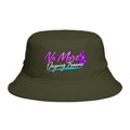No More Ongoing Trauma Bucket Hat — Awareness Ribbon Mental Health Support