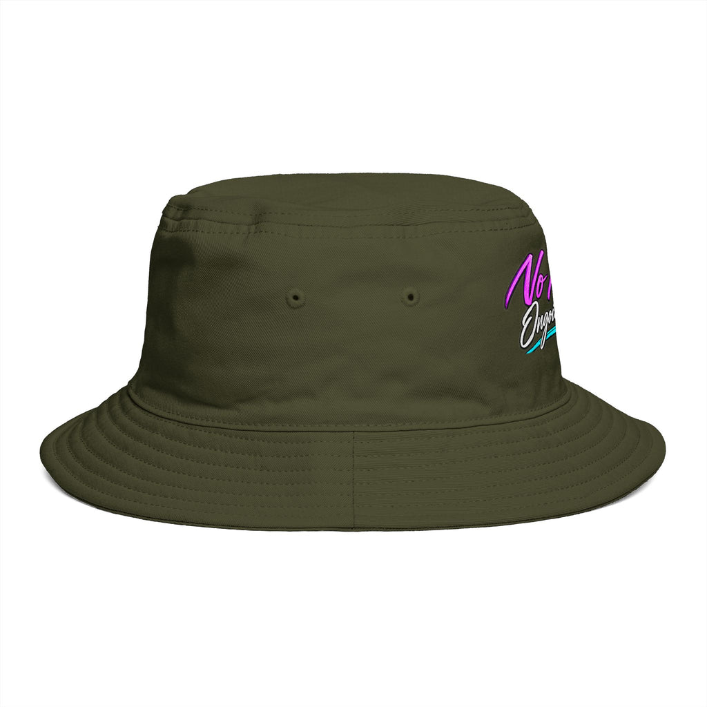 No More Ongoing Trauma Bucket Hat — Awareness Ribbon Mental Health Support