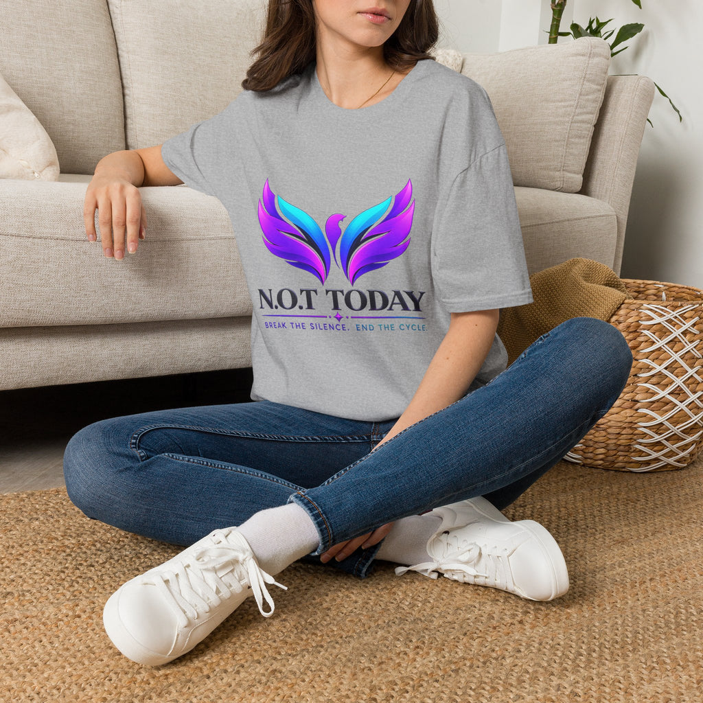 Phoenix Wings T-Shirt — "N.O.T Today" Inspirational Graphic Tee