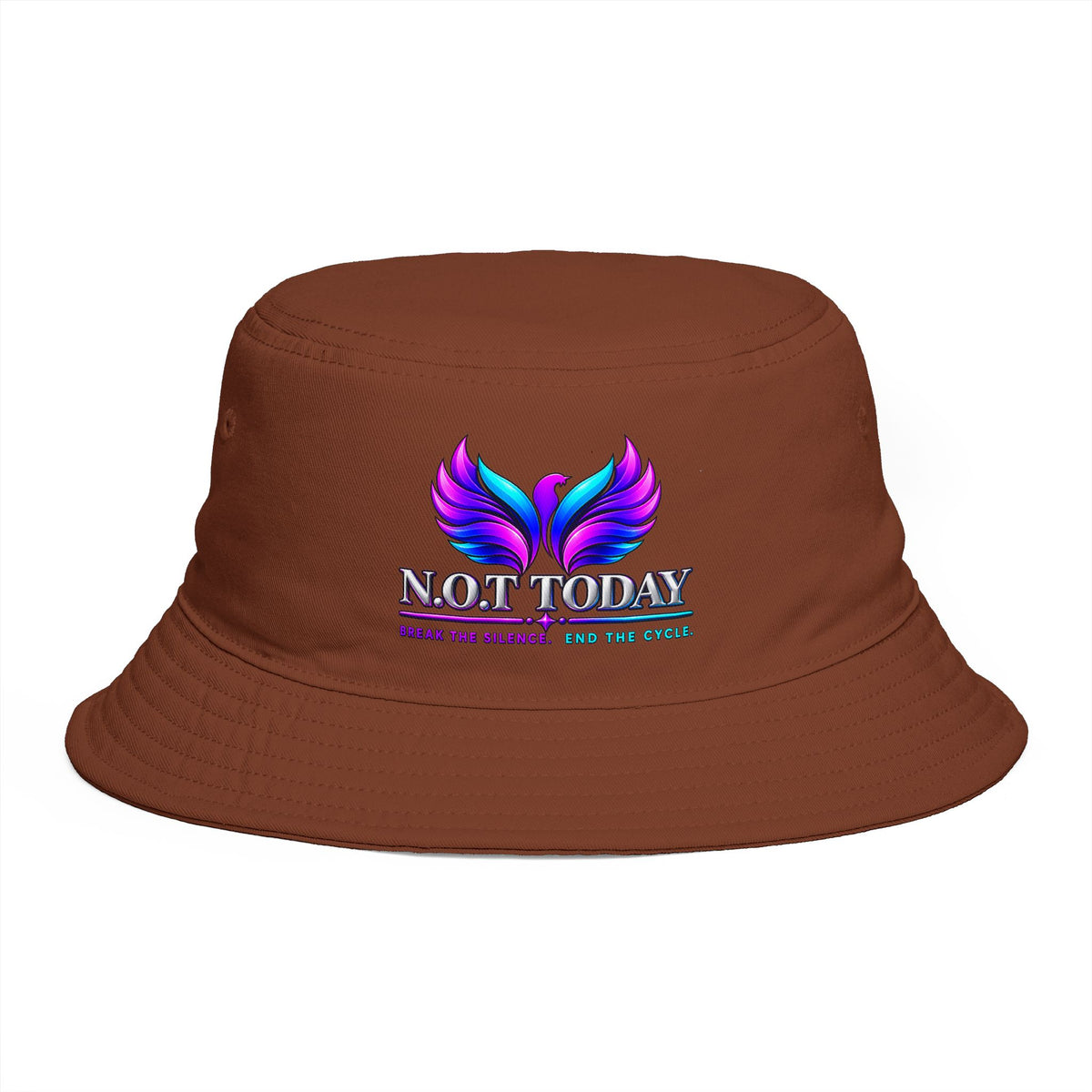 N.O.T TODAY Bucket Hat — Bold Phoenix Graphic Sun Hat