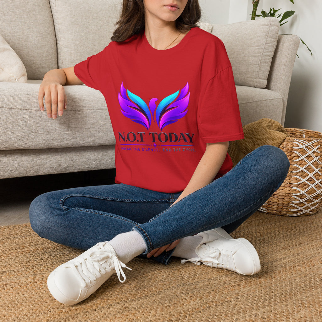 Phoenix Wings T-Shirt — "N.O.T Today" Inspirational Graphic Tee