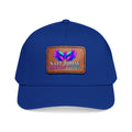 Baseball Cap — 'Not Today' Leather Patch Hat with Colorful Phoenix Wings
