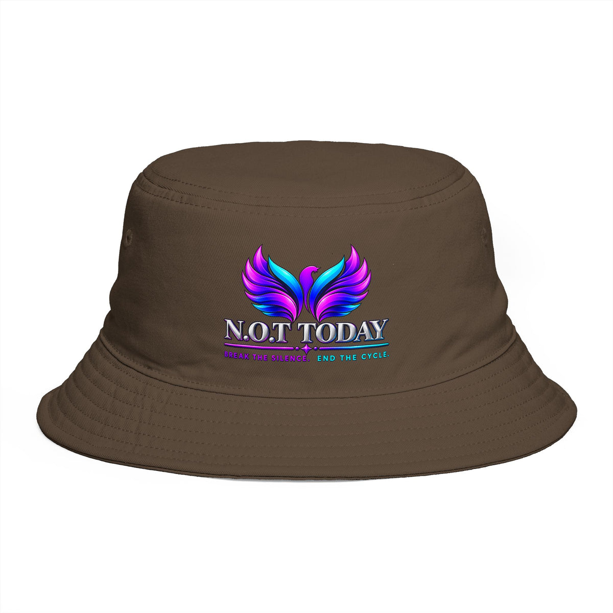 N.O.T TODAY Bucket Hat — Bold Phoenix Graphic Sun Hat